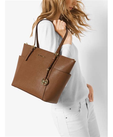 michael kors jet set east west top zip tote merlot|michael kors tote with zipper.